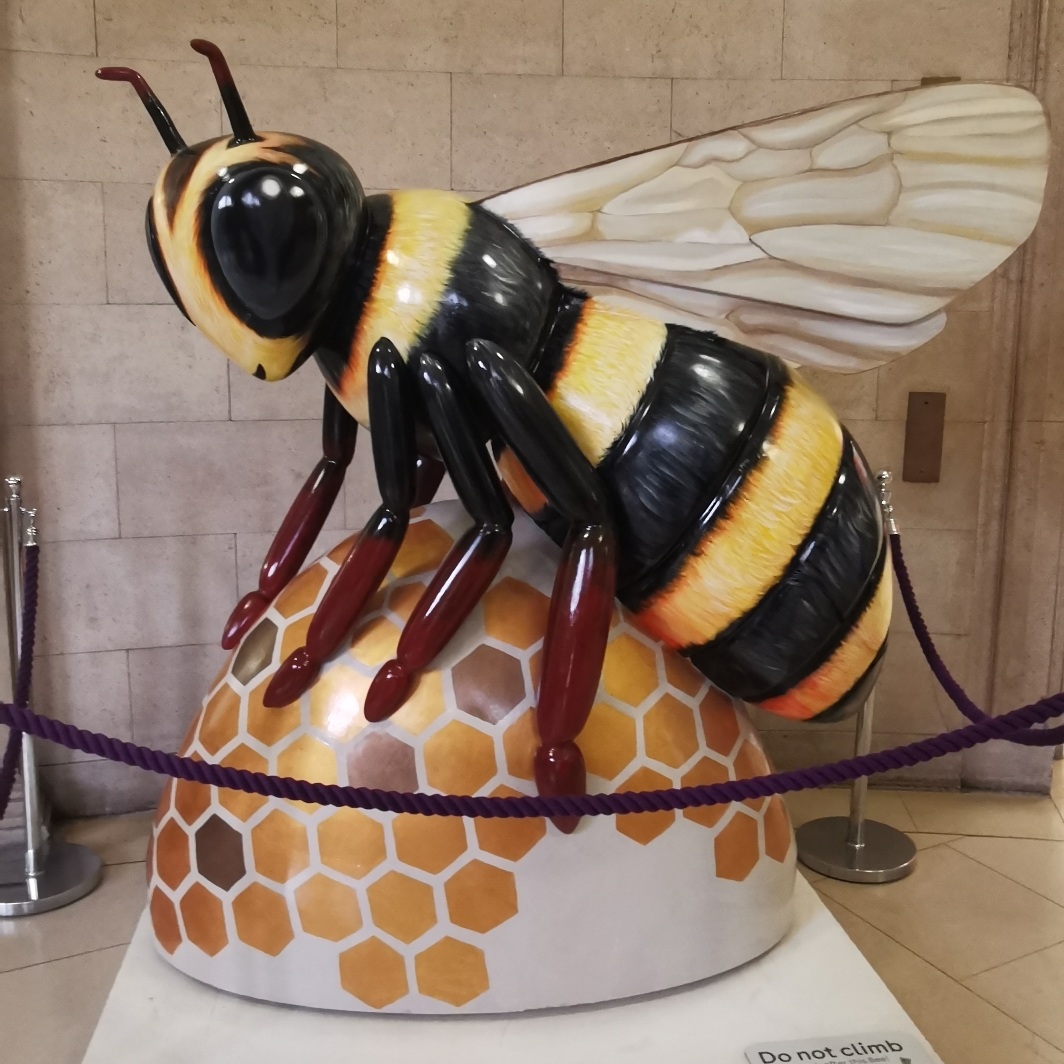 The Original Worker Bee in Central Library entrance