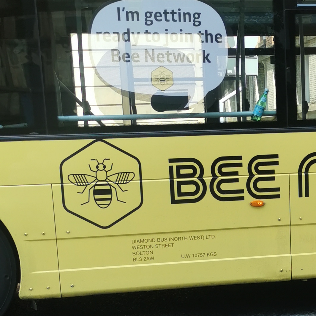 Bee on Bee Network bus