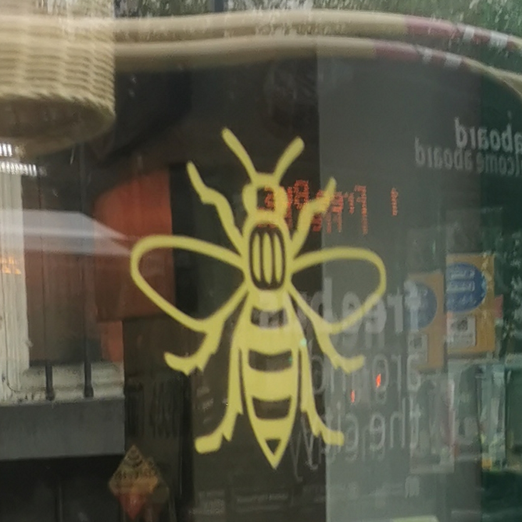 Bee at My Thai restaurant, John Dalton Street