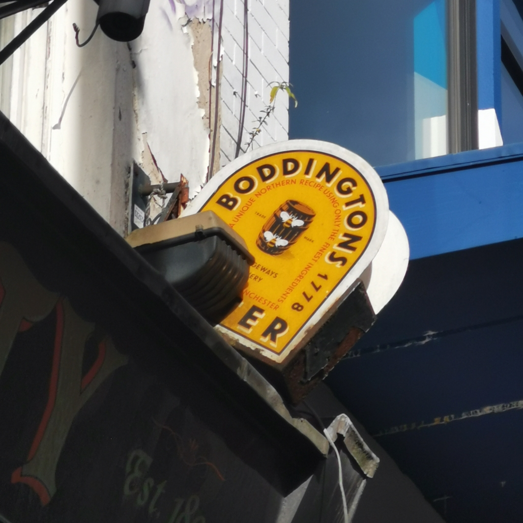 Boddingtons bees at The City pub, Oldham Street