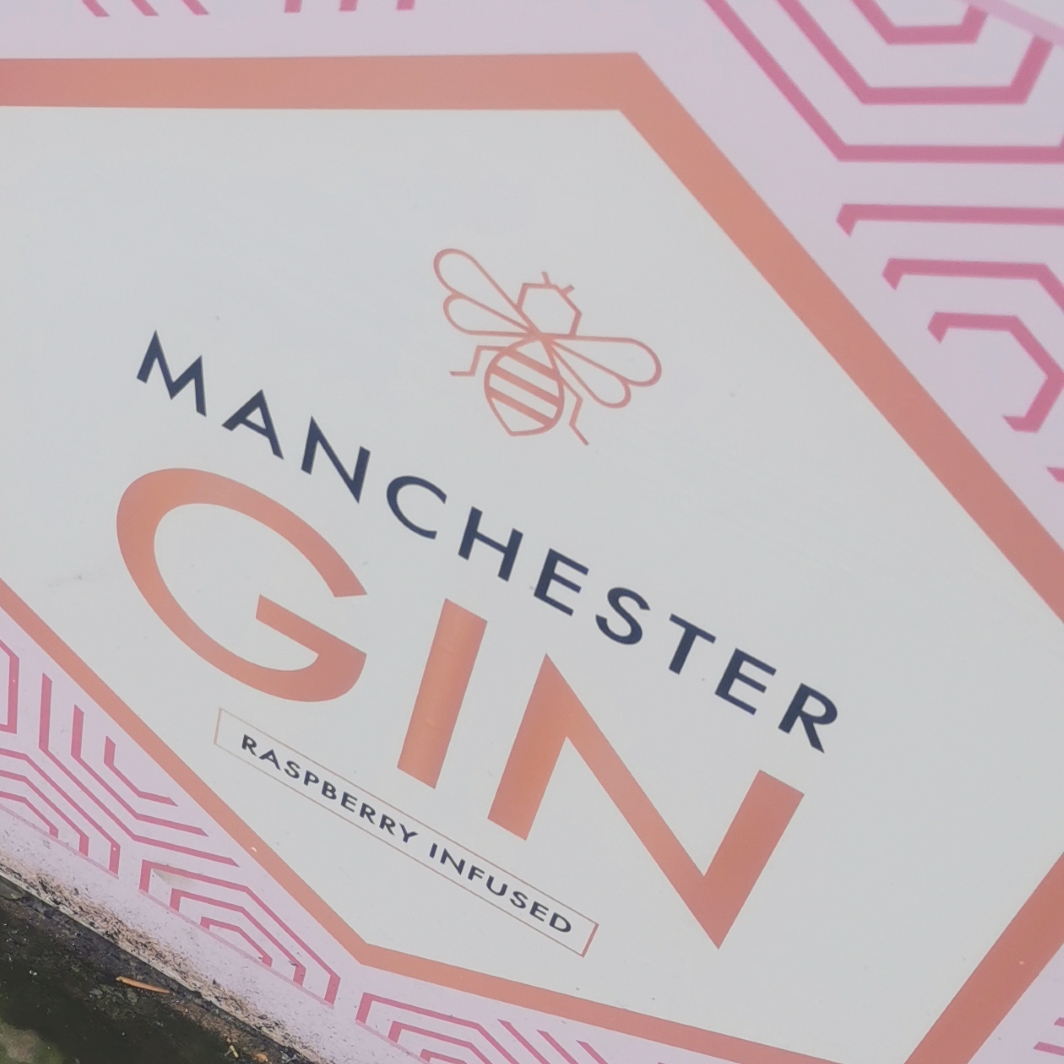 Bee in Manchester Gin sign, Motley, Deansgate