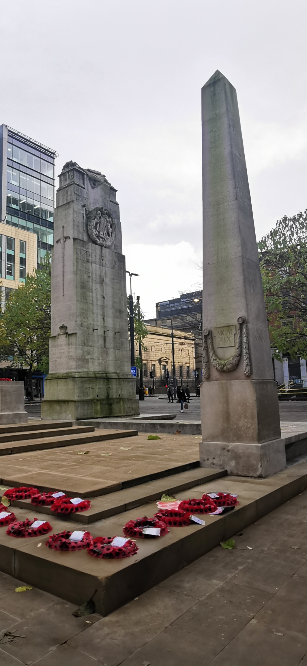 Photo taken between Town Hall Extension and Cenotaph